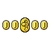 Placa Decorativa Mario Bros Moedas Kit com 5 moedas - comprar online