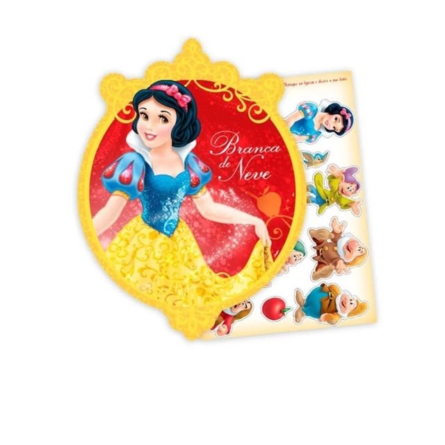 Kit Placa Jardim Branca De Neve E Os Sete Anões Decoração