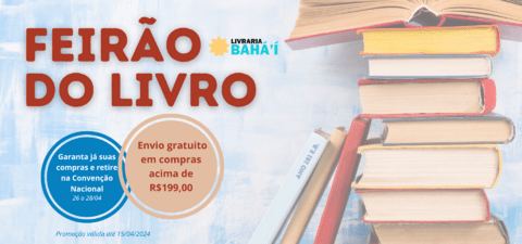 Imagem do banner rotativo Editora Bahá'í do Brasil - Livraria Bahá'í