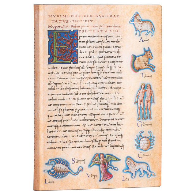 Caderno Paperblanks 18x13cm Pautado Sideribus Tractatus Astronomica 7289-8