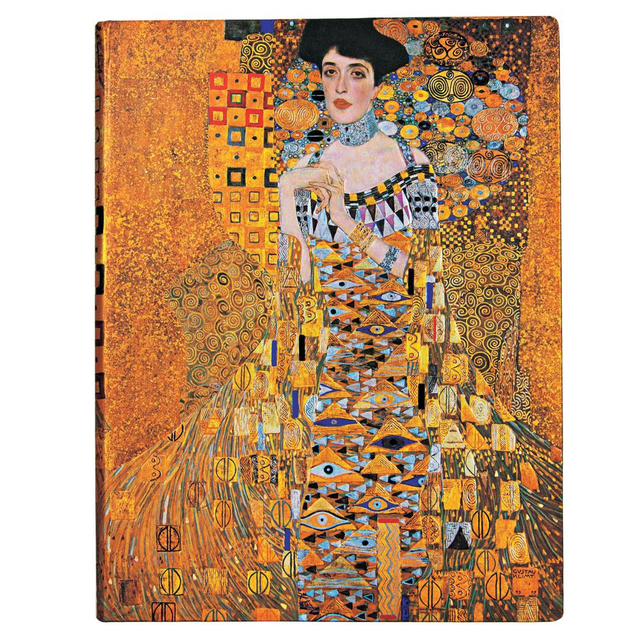 Caderno Paperblanks 23x18cm Capa Dura Pautado Klimts Portrait Of Adele 52883