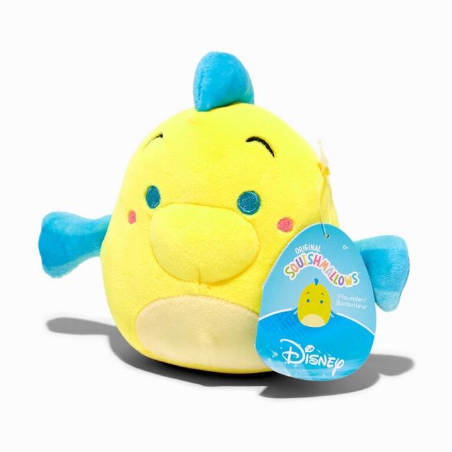 Squishmallows Pelúcia Disney Pequena Sereia Flounder 17 Cm 3176 Jazwares Sunny