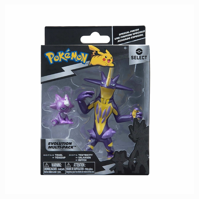 Pokémon Evolution Multi-Pack Toxel & Toxtricity 3543 Jazwares Sunny