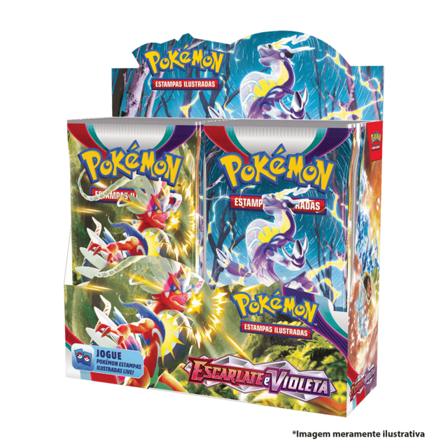 Pokémon Box Display Escarlate E Violeta 1 Copag 184-42108
