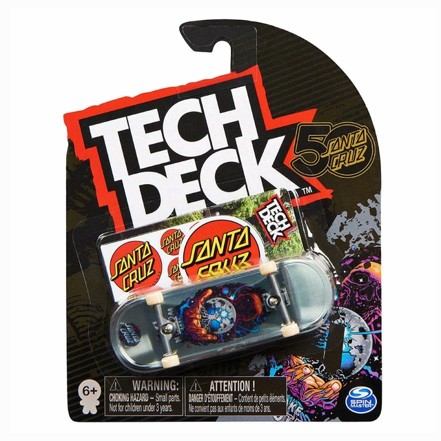 Tech Deck Skate De Dedo 96mm Santa Cruz Caveira 2890 Sunny Spin Master