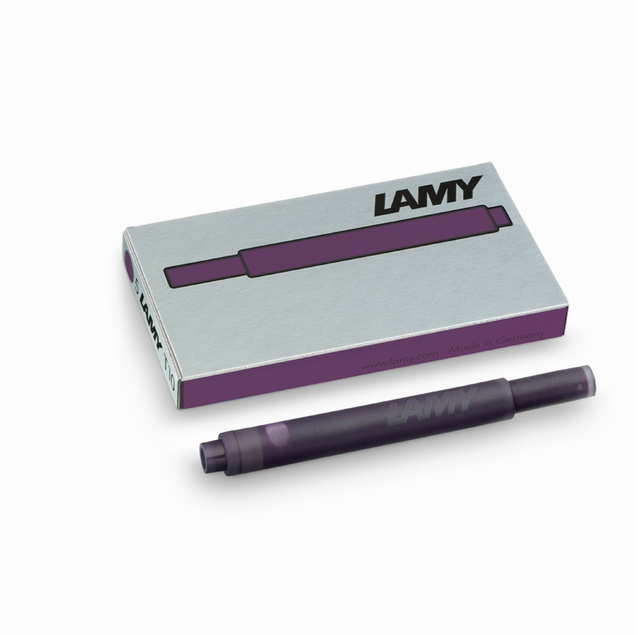 Cartucho Para Tinteiro Lamy Pacote Com 5 Blackberry T10 Coleção Exclusiva