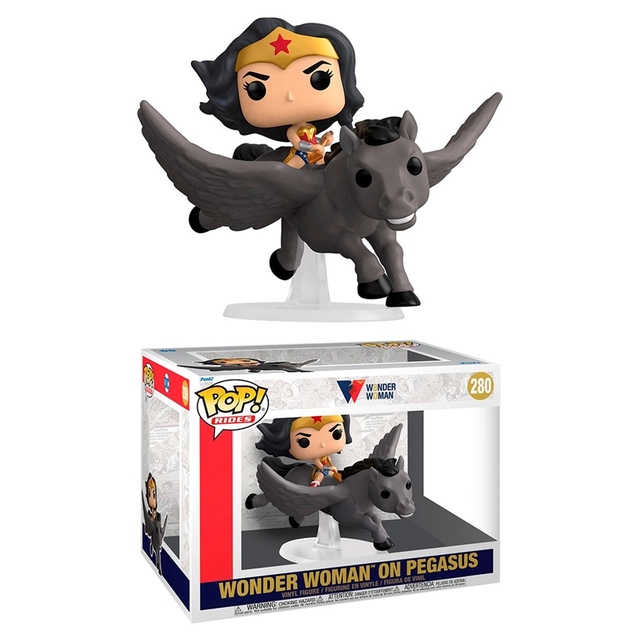 Boneco Funko Pop Dc Wonder Woman On Pegasus 280