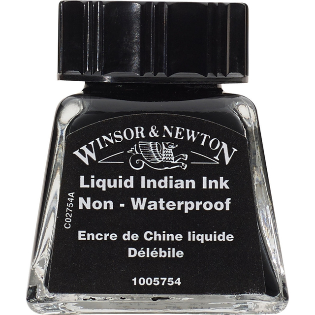 Tinta Desenho Winsor & Newton 14ml Liquid Indian Ink 1005754