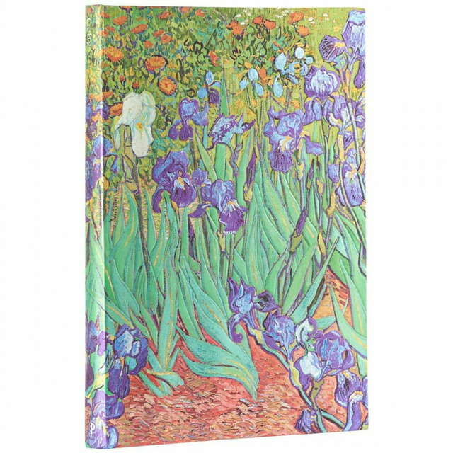 Caderno Paperblanks Van Gogh's Irises Sem Pauta Capa Dura 30x21 Cm 9617-7