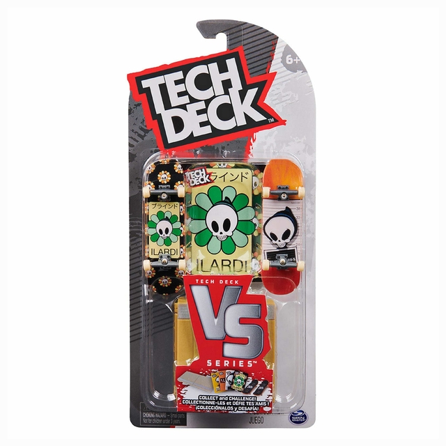 Tech Deck Kit 2 Skate De Dedo com Obstáculo Blind 2893 Sunny Spin Master