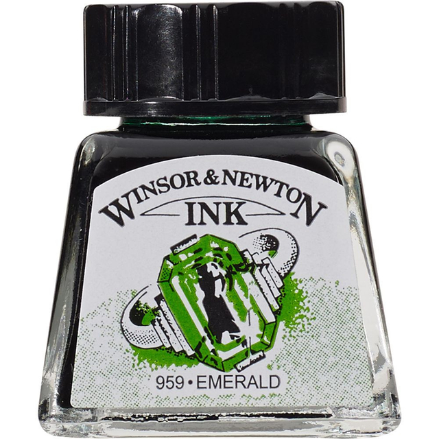 Tinta Desenho Winsor & Newton 14ml Emerald 1005235