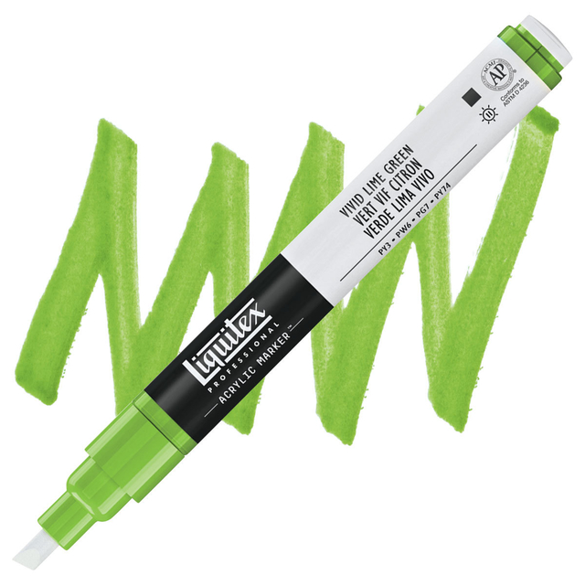 Marcador Liquitex Paint Marker Fine 740 Vivid Lime Green