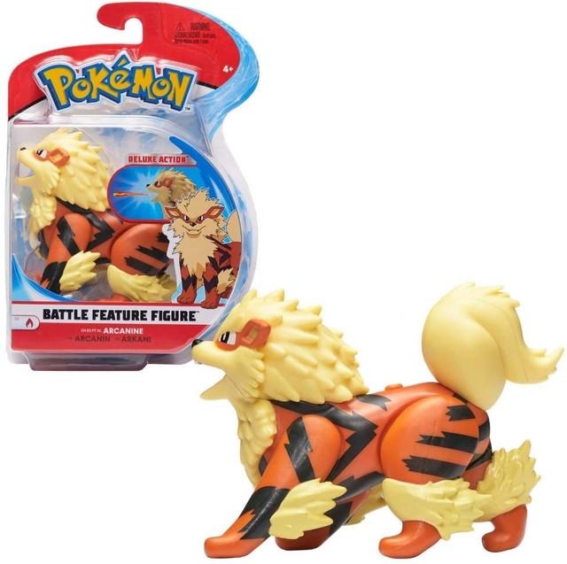 Boneco Pokémon Battle Feature Figure - Deluxe Action - Jazwares