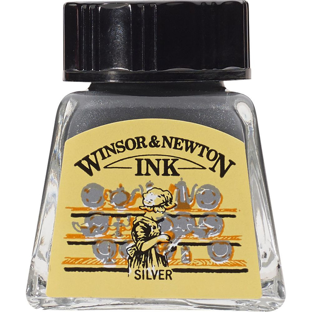 Tinta Desenho Winsor & Newton 14ml Silver 1005617