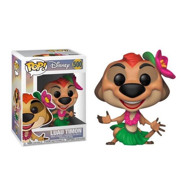 Boneco Funko Pop Disney Luau Timon Rei Leão 500