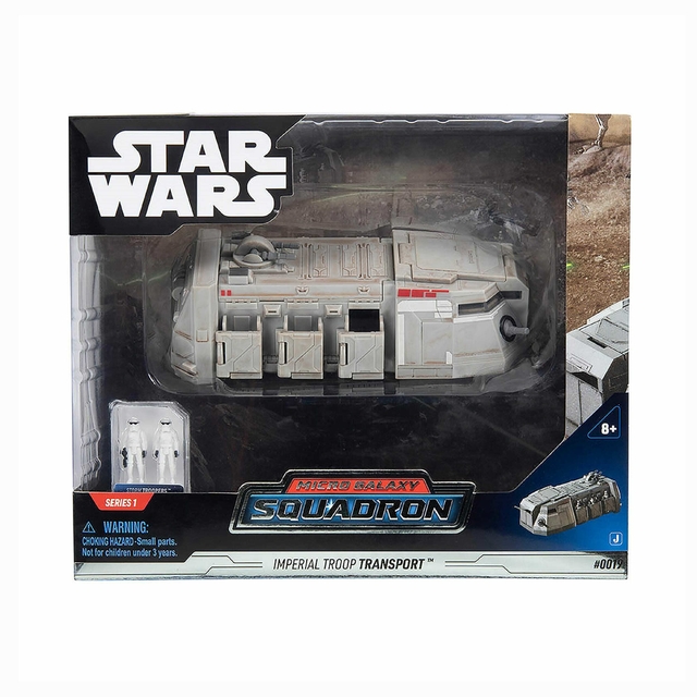 Star Wars Micro Galaxy Squadron Imperial Troop Transport Stormtroopers 3442 Jazwares 