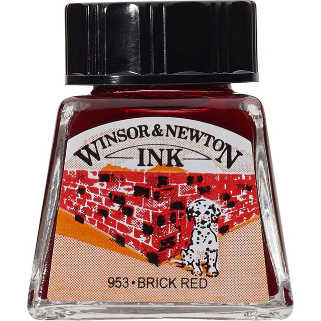 Tinta Desenho Winsor & Newton 14ml Brick Red 1005040