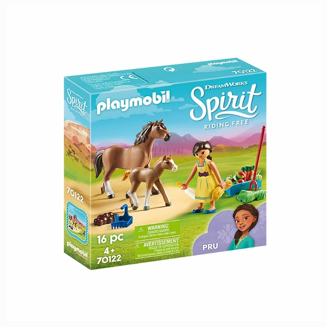 Playmobil Spirit - Pru Com Cavalo E Potro 70122 Sunny