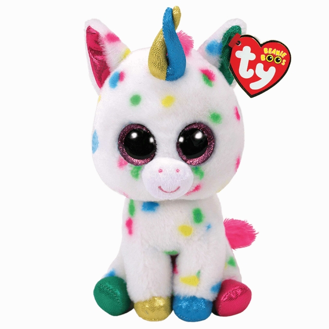 Pelúcia Beanie Boos Ty Unicórnio Harmonie 16 Cm Toyng 44098