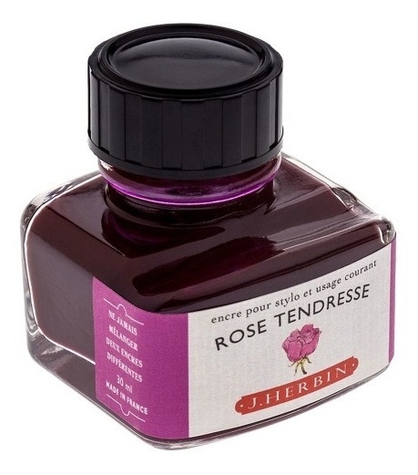 Tinta Para Caneta Tinteiro Rose Tendresse Herbin 30ml