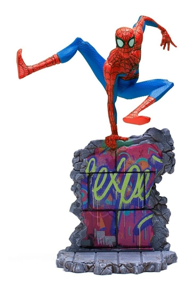 Peter Parker 1/10 Bds Spiderman No Aranhaverso Iron Studios - Já exposto