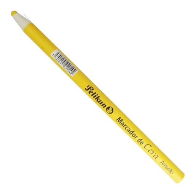 Lápis Dermatográfico Pelikan Amarelo Marcador De Cera