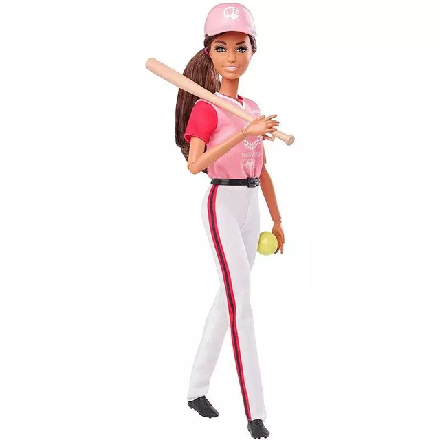 Boneca Barbie Softbol - Olimpíadas Tokyo 2020 - Mattel Gjl73