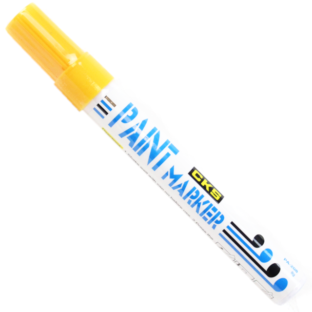 Marcador Permanente CKS Paint Marker Amarelo