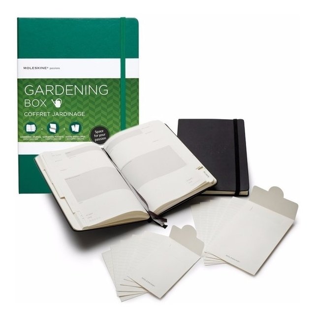 Moleskine Caixa Box Kit Com Diário De Jardinagem 0161