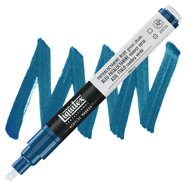 Marcador Liquitex Paint Marker Fine 316 Phthalocyanine Blue G S