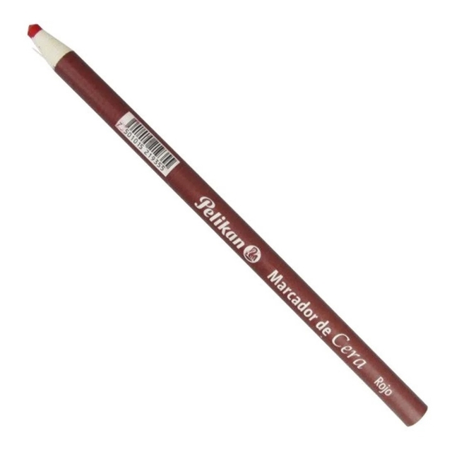 Lápis Dermatográfico Pelikan Vermelho Marcador De Cera