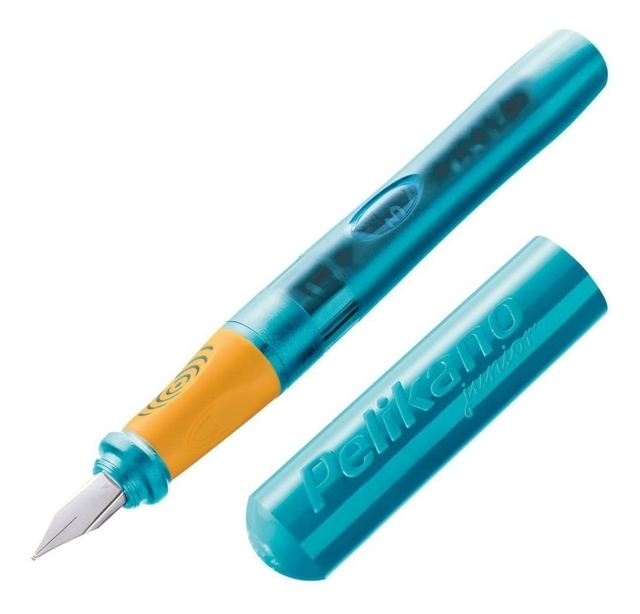 Caneta Tinteiro Pelikan Junior Para Destros Turquoise 924886