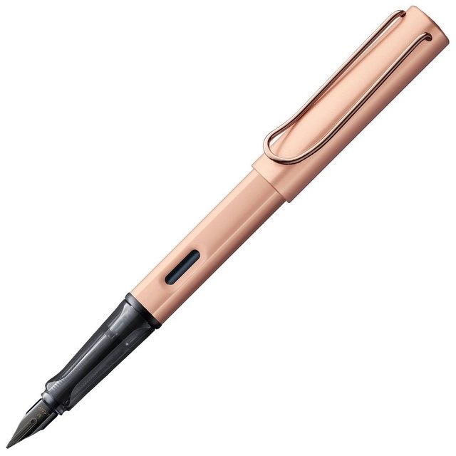 Caneta Tinteiro Lamy Lx - Live Deluxe Rosegold Pena Grossa