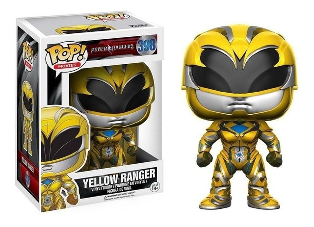 Funko Pop Movies Power Rangers Yellow ( Amarelo ) #398