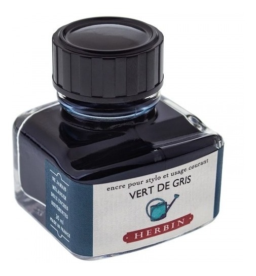 Tinta Para Caneta Tinteiro Vert De Gris Herbin 30ml