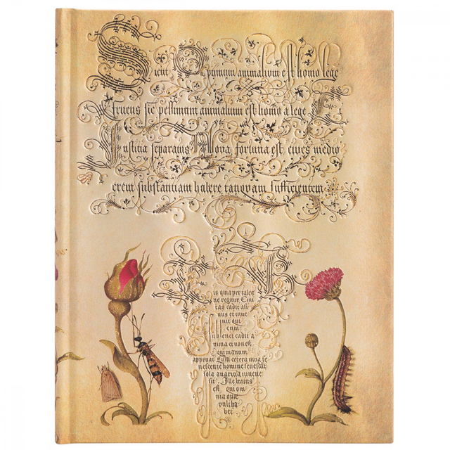 Caderno Paperblanks Flemish Rose Ultra 23x18 Cm Capa Dura 81241