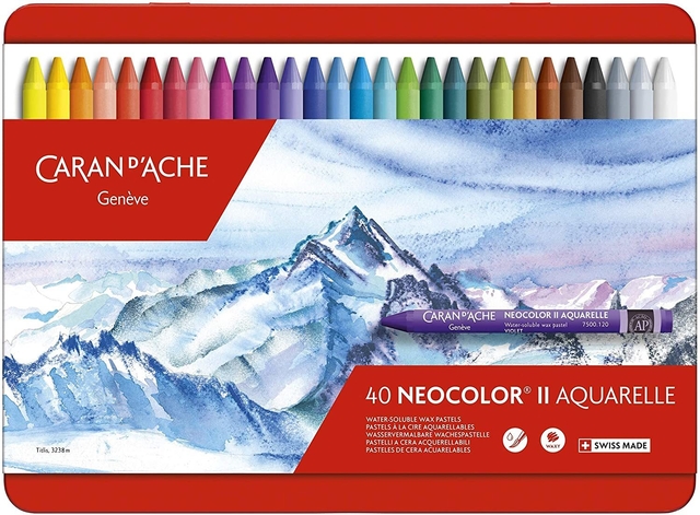 Caran D'Ache Giz Aquarelável Neocolor II 40 Cores 7500340