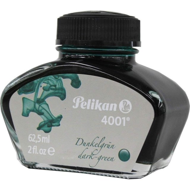 Tinta Pelikan 4001 Engarrafada Verde Escuro 62,5 Ml 300063