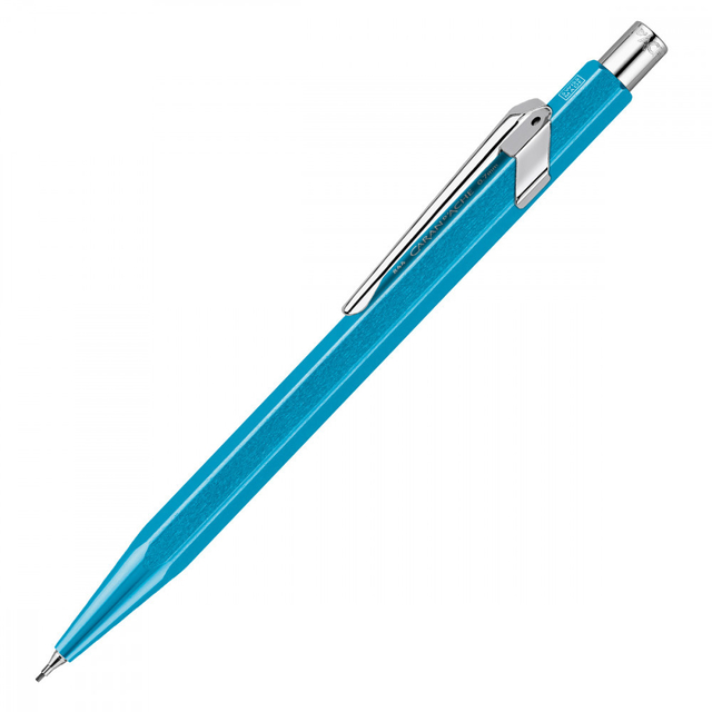 Lapiseira Caran Dache 0.7mm Azul Turquesa Metalizada 844171
