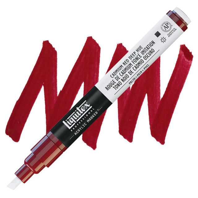 Marcador Liquitex Paint Marker Fine 311 Cadmium Red Deep Hue