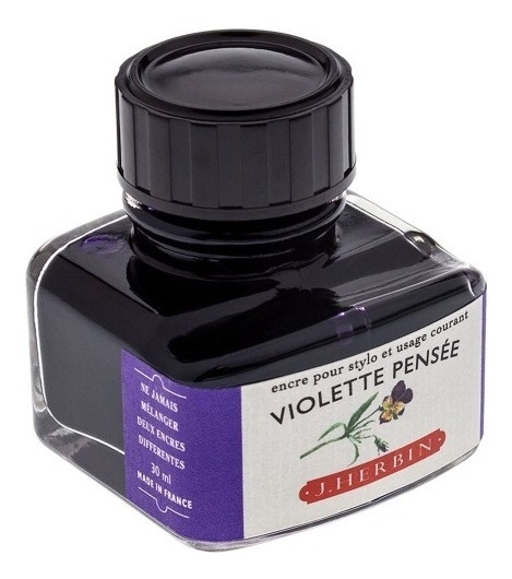 Tinta Para Caneta Tinteiro Violette Pensée Herbin 30ml