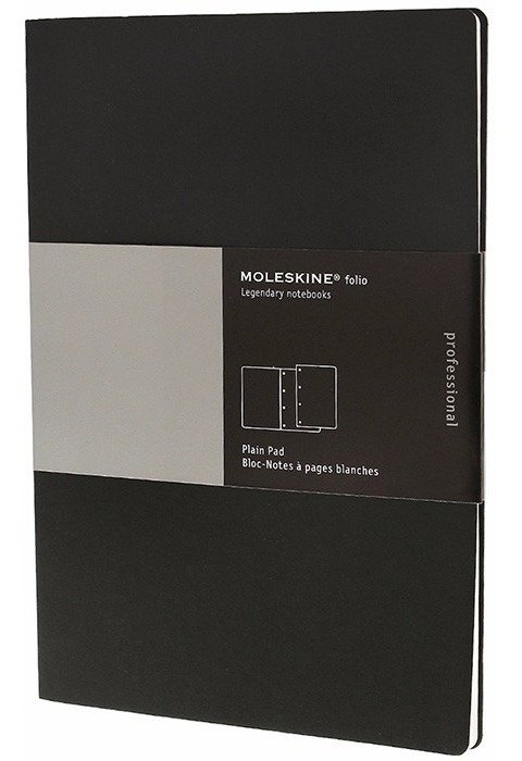 Moleskine Bloco Sem Pauta Capa Preta Tamanho Carta 6477