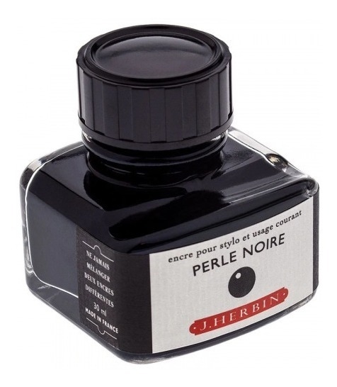 Tinta Para Caneta Tinteiro Perle Noire Herbin 30ml