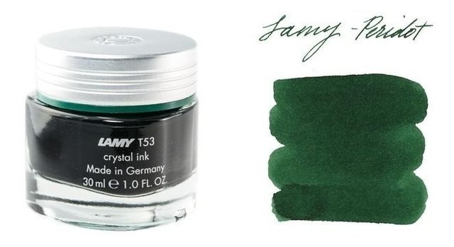 Frasco De Tinta Lamy Crystal Ink Linha Premium 30ml Peridot