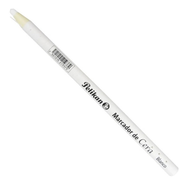 Lápis Dermatográfico Pelikan Branco Marcador De Cera