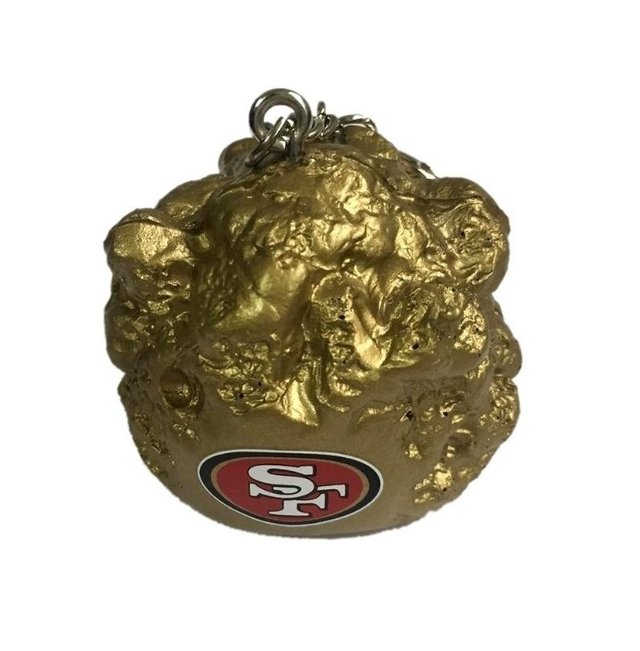 Nfl Chaveiro San Francisco 49ers Foam Head