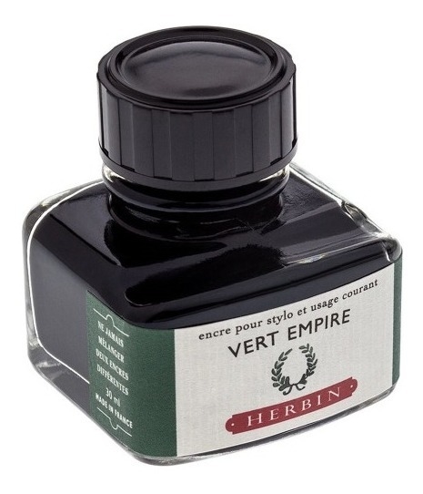 Tinta Para Caneta Tinteiro Vert Empire Herbin 30ml