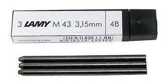 Grafite Lamy M43 3,15mm 4b - Pacote Com 3 Grafites