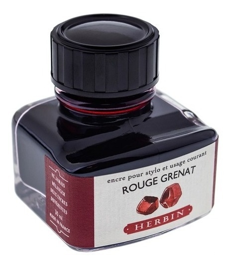 Tinta Para Caneta Tinteiro Rouge Grenat Herbin 30ml