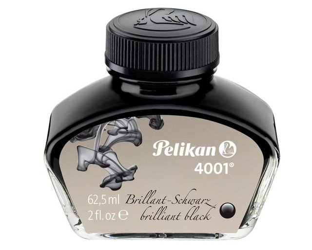 Tinta Pelikan 4001 Engarrafada Preta 62,5 Ml 329144